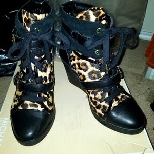 Michael Kors Calf Hair Leather Tennis